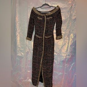 Donnee Par Dieu ‘ROCCO’ Tweed Blazer Dress.